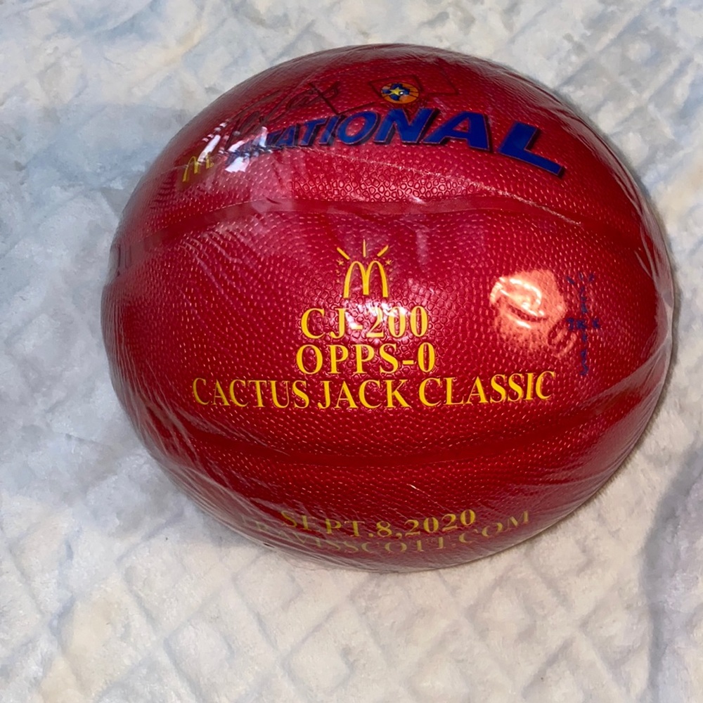 McDonald’s X Travis Scott Cactus Jack basketball